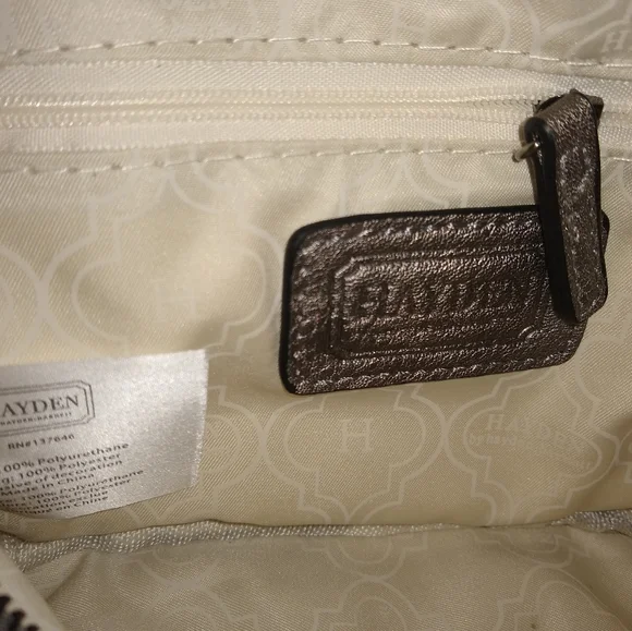 NWT Hayden Harnett Crossbody Pewter - Picture 6 of 9